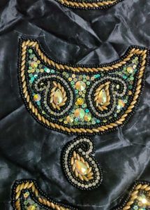 Patch With Stitch Material For Neck