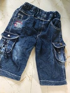 Denim Half Pant For Boys