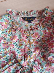 Floral Ruffle Blouse