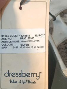 Silver Wedge Heels (Euro 37)