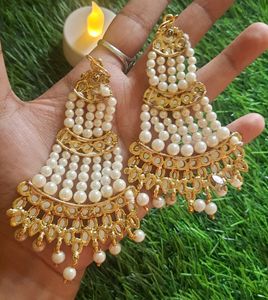 Mallikajaan Gold Toned Earrings🤍