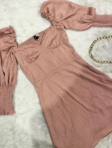 Elegant Puff Sleeve Dress