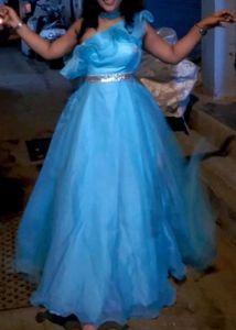 Blue Party Gown