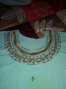 1+1 Combo Kurtis With Embroidery Design
