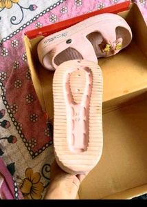 Pink &#39;Smile&#39; Sandals with Cute Charms