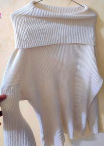 Korean Style Off White Pullover