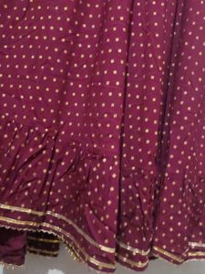Anarkali Solid Kurta
