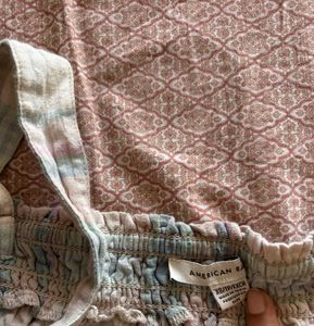American Eagle Smocked Detail Flowy Top
