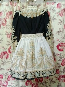 Patterned Mini Dress