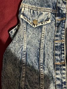 L Size Denim Over Coat