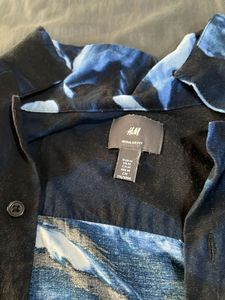 Floral Print Shirt Boxy Fit