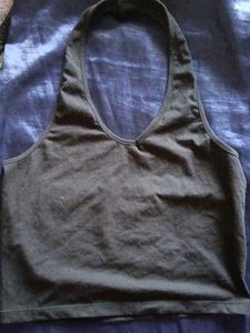 Black Halter Top