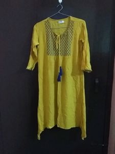 A Fabolous Yellow Kurti .