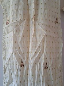 White Embroidered Kurta