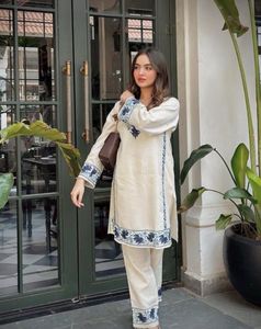 Elegant Embroidered Kurta Set