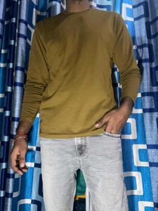 Olive Green Long Sleeve T-Shirt