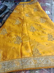 Elegant Yellow Saree