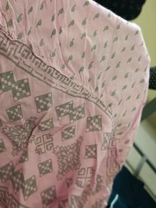 Pink Embroidered Kurta