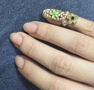 Embellished Nail Ring