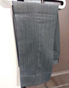 Striped Blazer &amp; Pant, Classic Style Branded Suit
