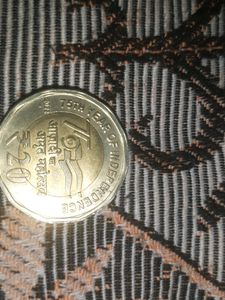 75th YEAR Independence 20rupee Coin