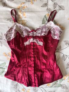 POLKA DOT CORSET TOP