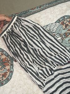 Striped Wrap Top