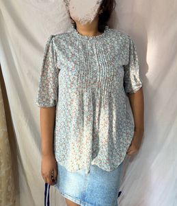 Floral Print Blouse