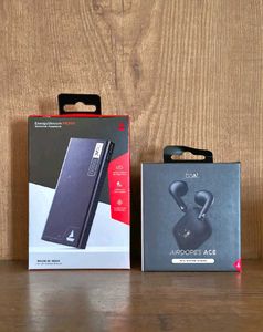 Boat Earbuds + Powerbank