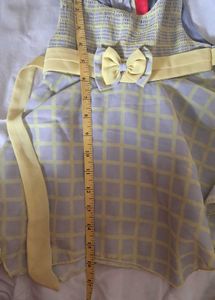 combo of baby girl frock and frilled skirt