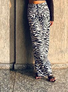 H&M ZEBRA TROUSER JEANS