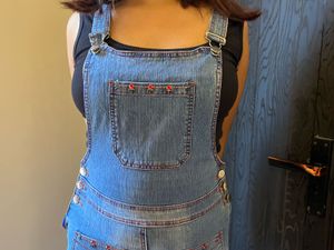 Y2K Denim Maxi Overalls