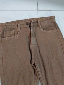 Brown Denim Jeans