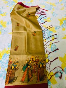Madhubani Print Saree
