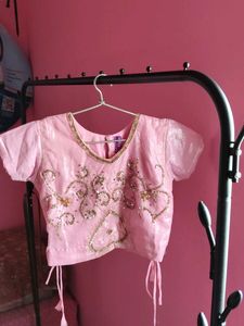 Pink Lehenga For Girls (Kids)