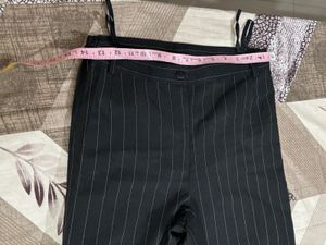 Set of Striped Wide Leg Pants