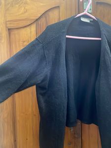 Trendy Black Overcoat