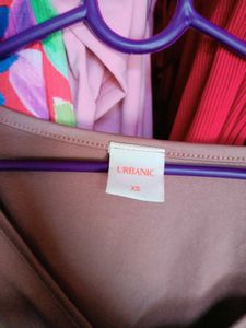 Nude Pink Cropped Tie-Front Cardigan Top