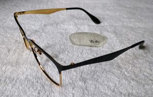 Original Ray Ban Spectacles Frame Black Gold Specs