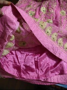 Pink Embroidered Rajputi Poshak