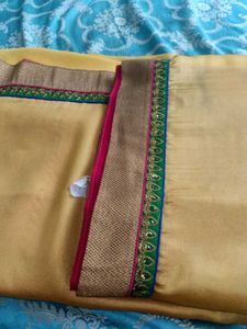 Women&#39;s Designer Wear Saree With Embroidery