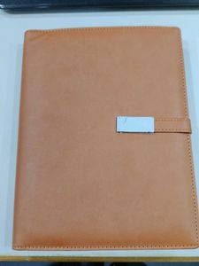 Leather Diary With Inbuilt Powerbank
