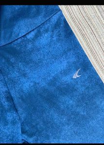 Performax Blue Patterned Gym Leggings