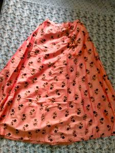 Coral Lehenga For Girls