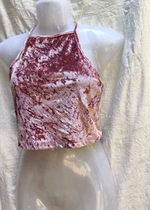 I. CUTE VELVET TOP