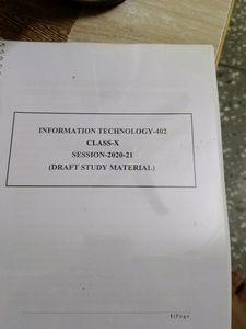 Class 10 It Book Information Technology Boo