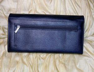 Zoofly Black Synthetic Leather Clutch