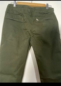 Tommy Hilfiger Olive Green Joggers 28-32 Waist