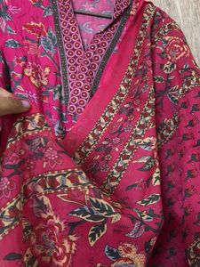 Elegant Floral Print Kurta set