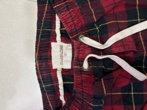 Red Aesthetic unisex Christmas pants